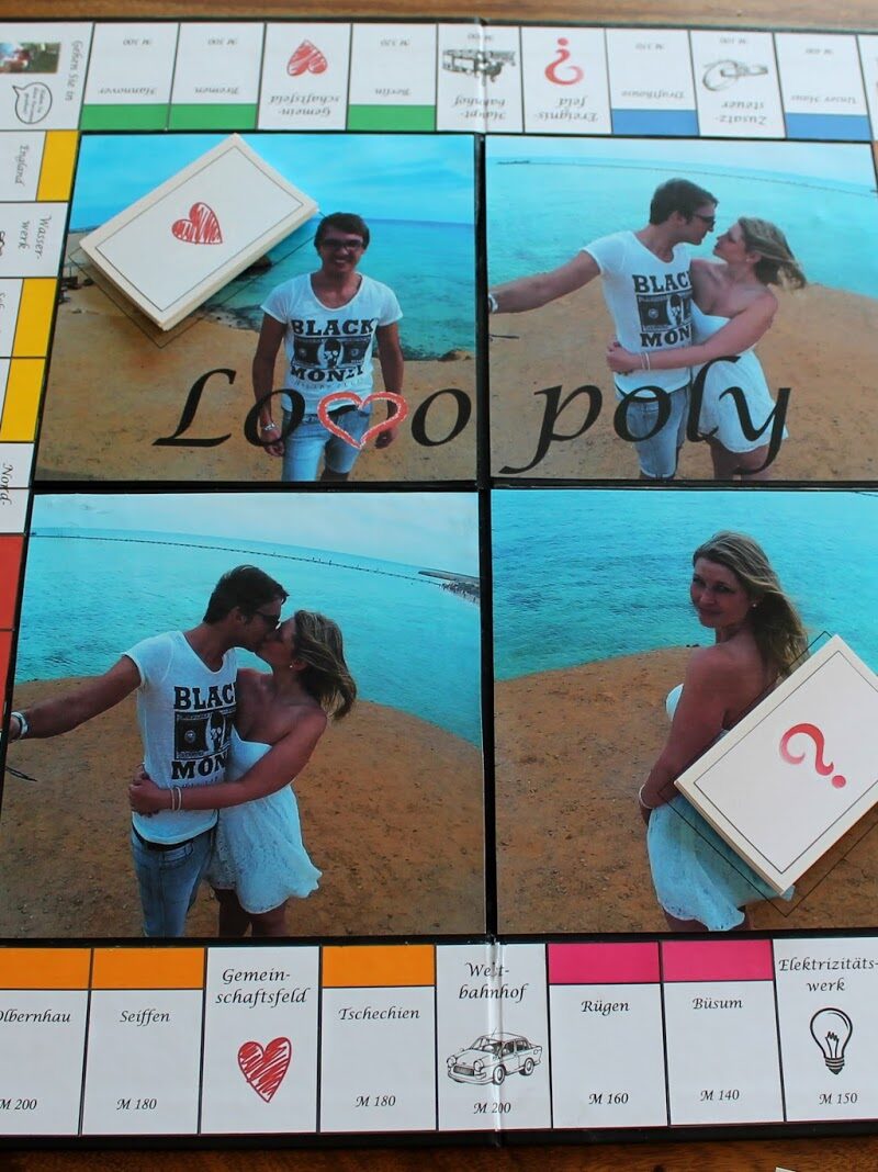 DIY Monopoly (Lovopoly) einfach selber machen