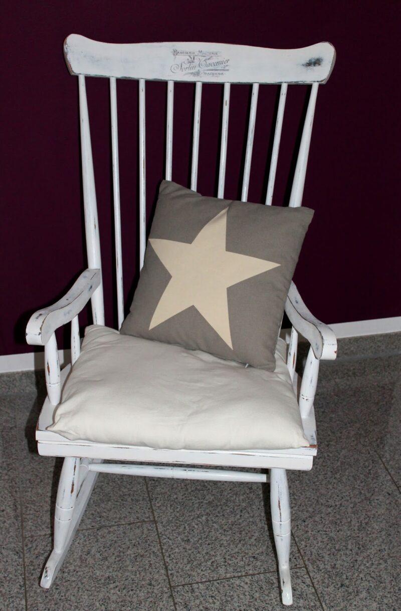 DIY Shabby Chic Schaukelstuhl einfach selber machen