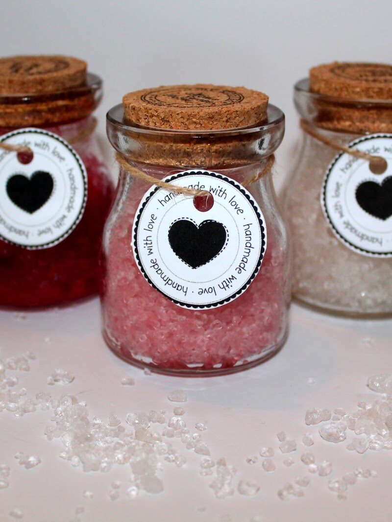 DIY Badesalz in 3 verschiedenen Varianten einfach selber machen