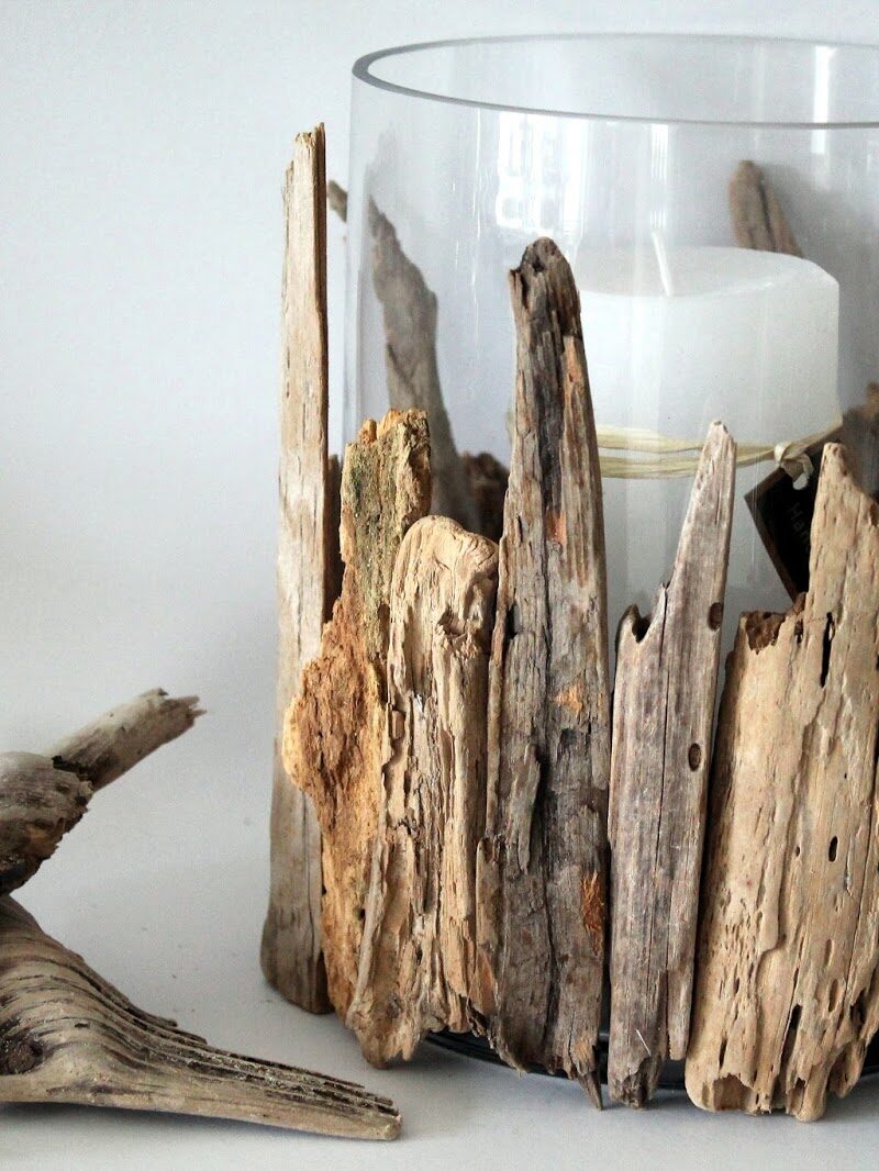 DIY Treibholzwindlicht schnell und einfach selber machen - maritime Deko