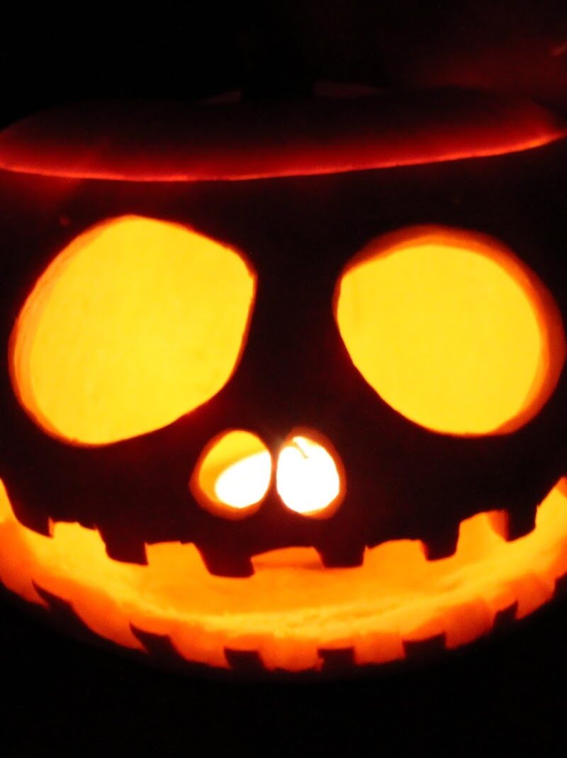 DIY Halloween Kürbis ganz einfach selber machen