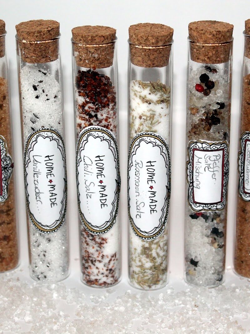 DIY Gewürzmischung aus dem Reagenzglas einfach selber machen