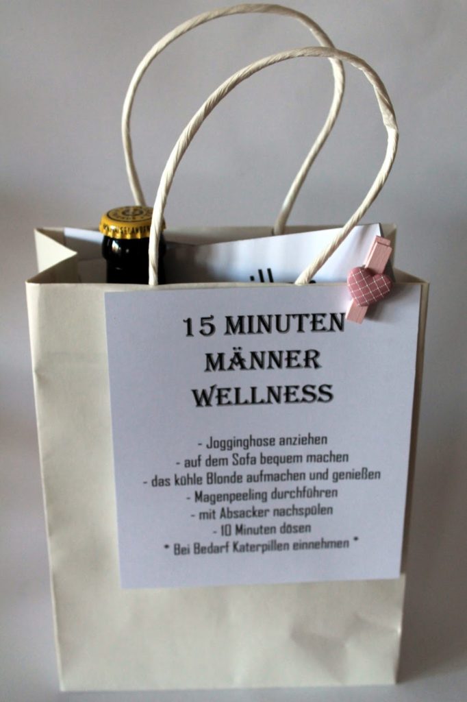 DIY, Basteln: 15 Minuten Männer Wellness in Geschenke aus der Küche und Geschenkideen für Männer - DIYCarinchen