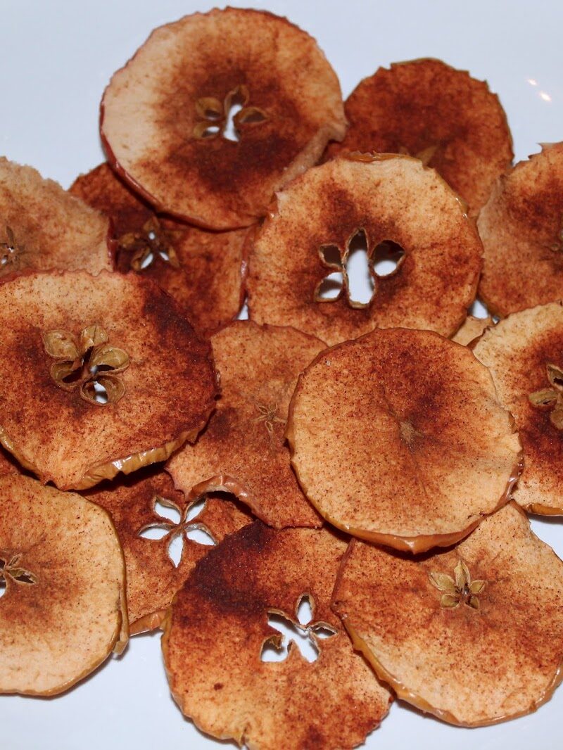 DIY Apfel-Zimt-Chips einfach selber machen - leckeres Rezept