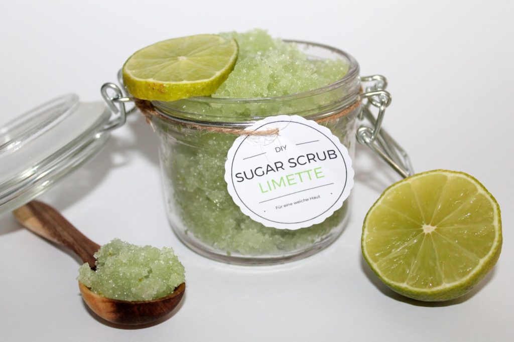 Diy Sugar Scrub Zuckerpeeling Limette Ganz Einfach Selber Machen