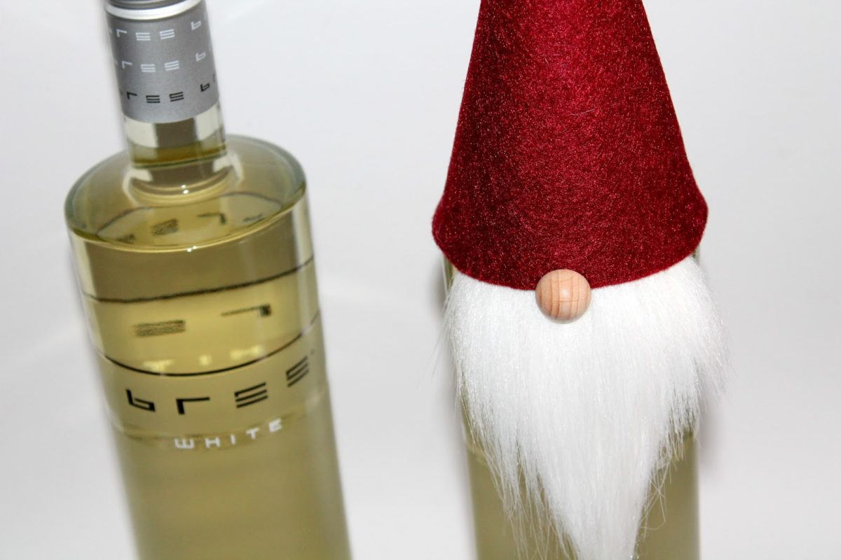 DIY Weinflaschenhut - Weihnachtswichtel selber machen / Weihnachtszeit ist Geschenkezeit