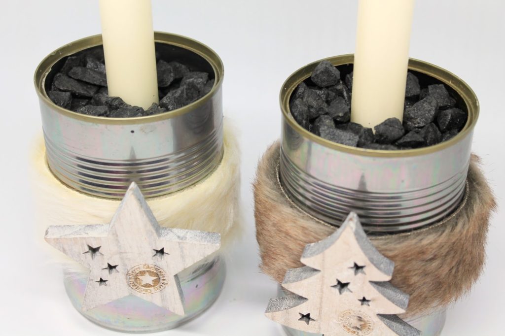 DIY, Basteln: Recycling Adventskranz aus Konservendosen, Dekoration, Weihnachtsdekoration und Geschenkideen - DIYCarinchen