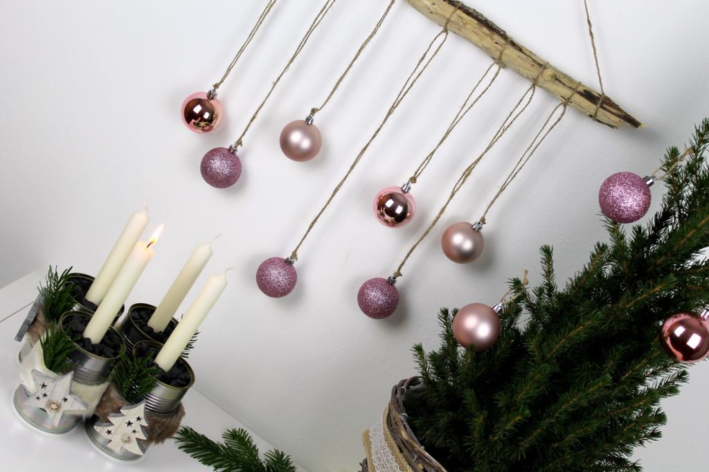 DIY, Basteln: weihnachtliche Wanddeko aus Treibholz, Dekoration, Weihnachtsdekoration und Geschenkideen - DIYCarinchen