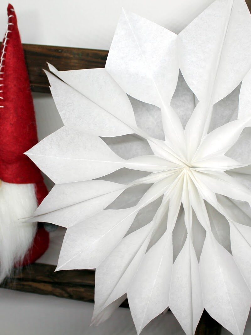 Last Minute DIY: Geschenkidee zu Weihnachten, Weihnachtssterne aus Brottüten in weniger als 5 Minuten!