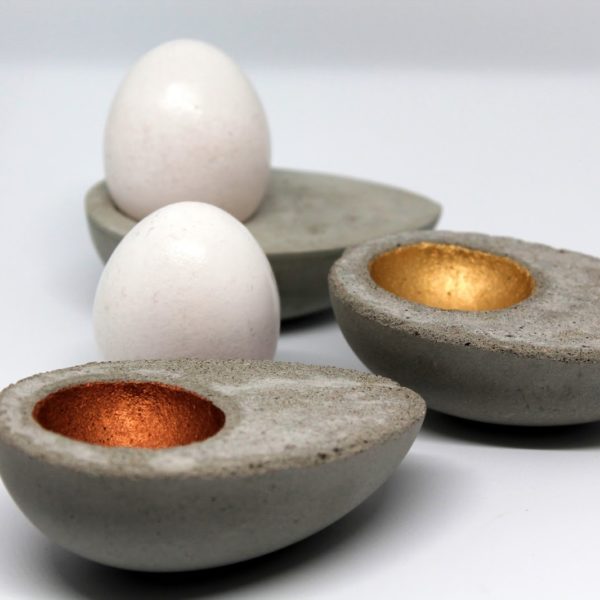 DIY Eierbecher aus Beton in Eierform ganz einfach selber machen! Mit dieser Anleitung klappt es auf jeden Fall!