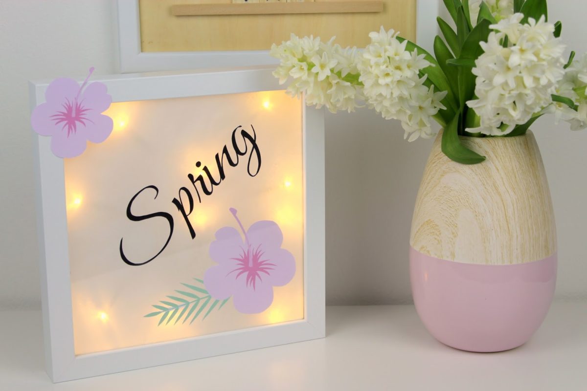 DIY Lightbox / Lichterbox ganz einfach selbermachen - immer eine tolle Dekoration