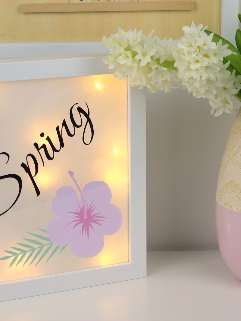 DIY Lightbox / Lichterbox ganz einfach selbermachen - immer eine tolle Dekoration