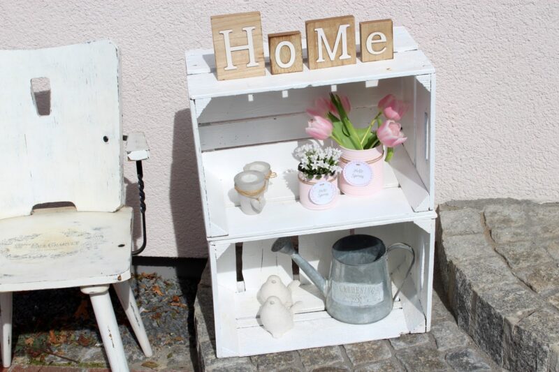DIY: Mit Obstkisten den Garten dekorieren? Wie wäre es mir dieser tollen Idee?