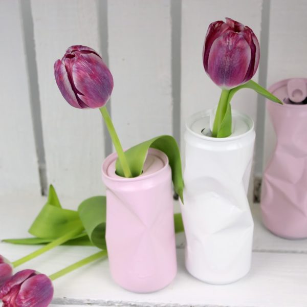 DIY Blumenvase aus alten Dosen - geniale Recycling / Upcycling Idee