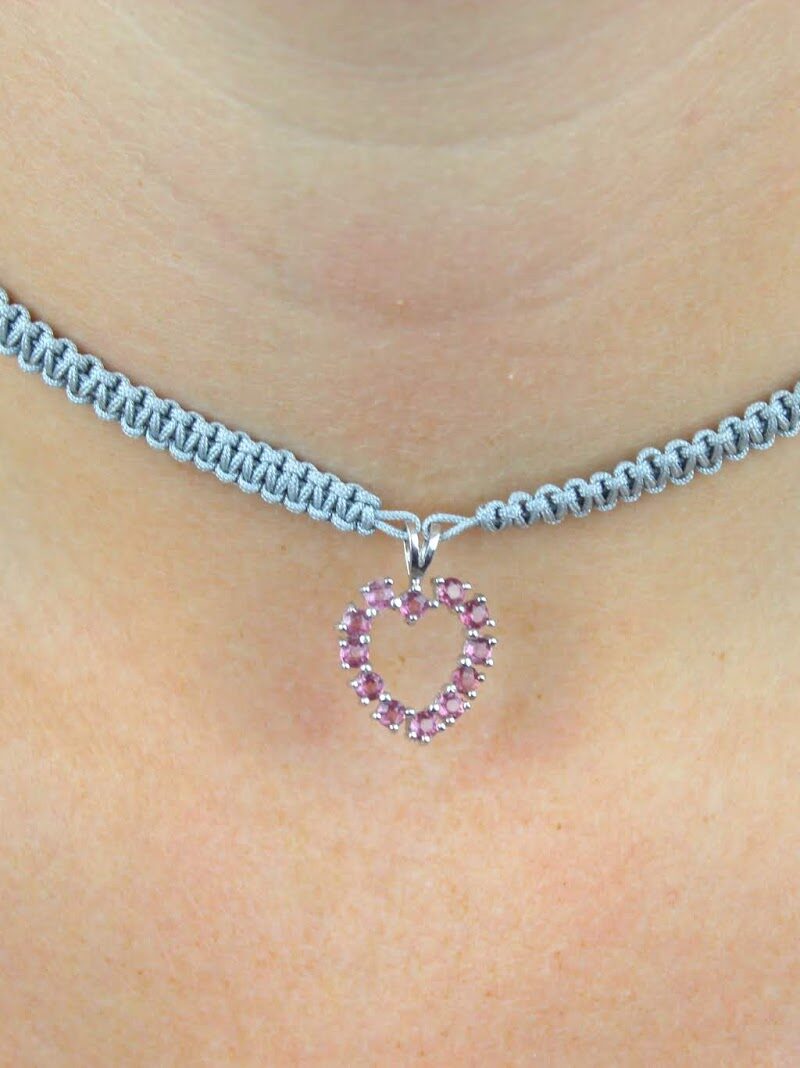 DIY Makramee Halskette ganz einfach selbermachen mit Stoneberry
