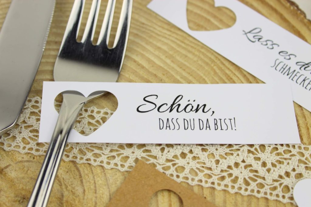 Diy Tischkarten Einfach Selber Machen Kostenlose Vorlagen Hochzeit