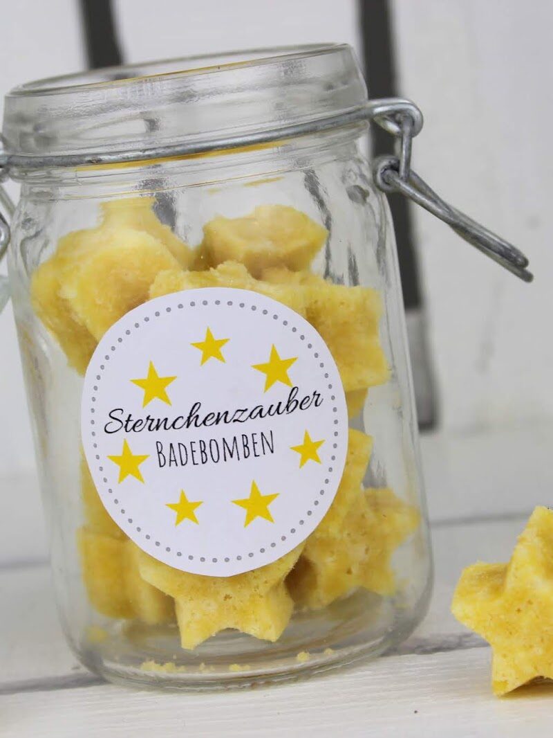 Badebomben Stern