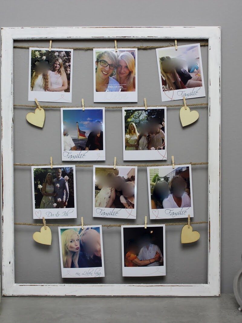 Bilderrahmen Polaroid