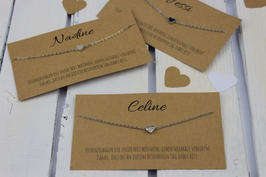DIY personalisiertes Gastgeschenk zur Hochzeit speziell für Frauen - mit Liebe selber gemacht