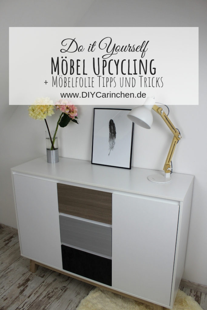 DIY: Möbel Upcycling - Möbelfolie trocken verkleben mit ausführlicher Anleitung inkl. Tipps und Tricks