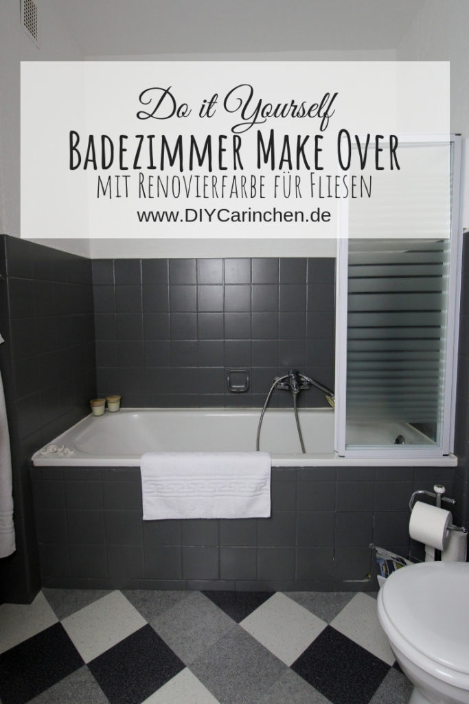 DIY: Badezimmer Make Over - einfaches Recylcing mit der SCHÖNER-WOHNEN pep up Renovierfarbe für Fliesen