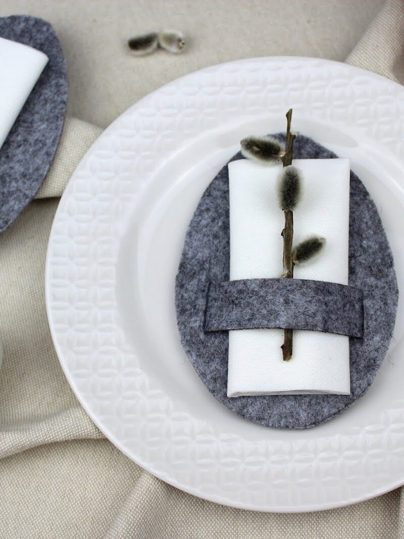 Serviettenringe Osten Filz