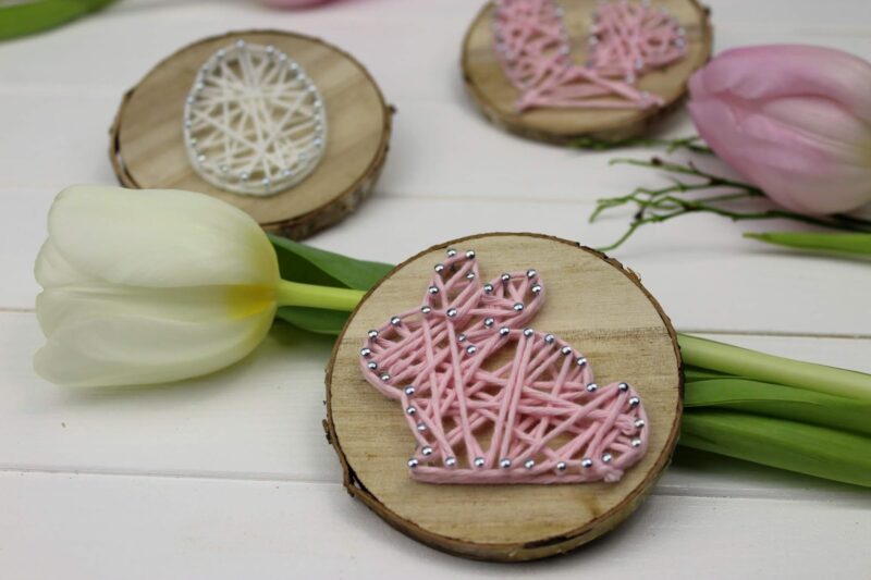 String Art Hase und Ei