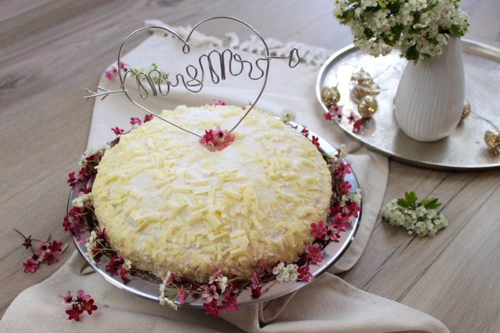 DIY - 3 Cake Topper für die Hochzeitstorte ganz einfach selber machen + gratis Vorlage - mit Coppenrath & Wiese - Draht Lettering