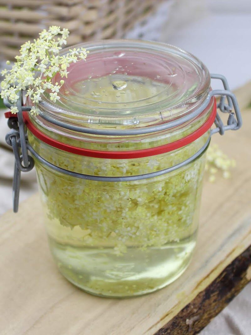 Essig, Holunderblütenessig, Essig, Geschenk