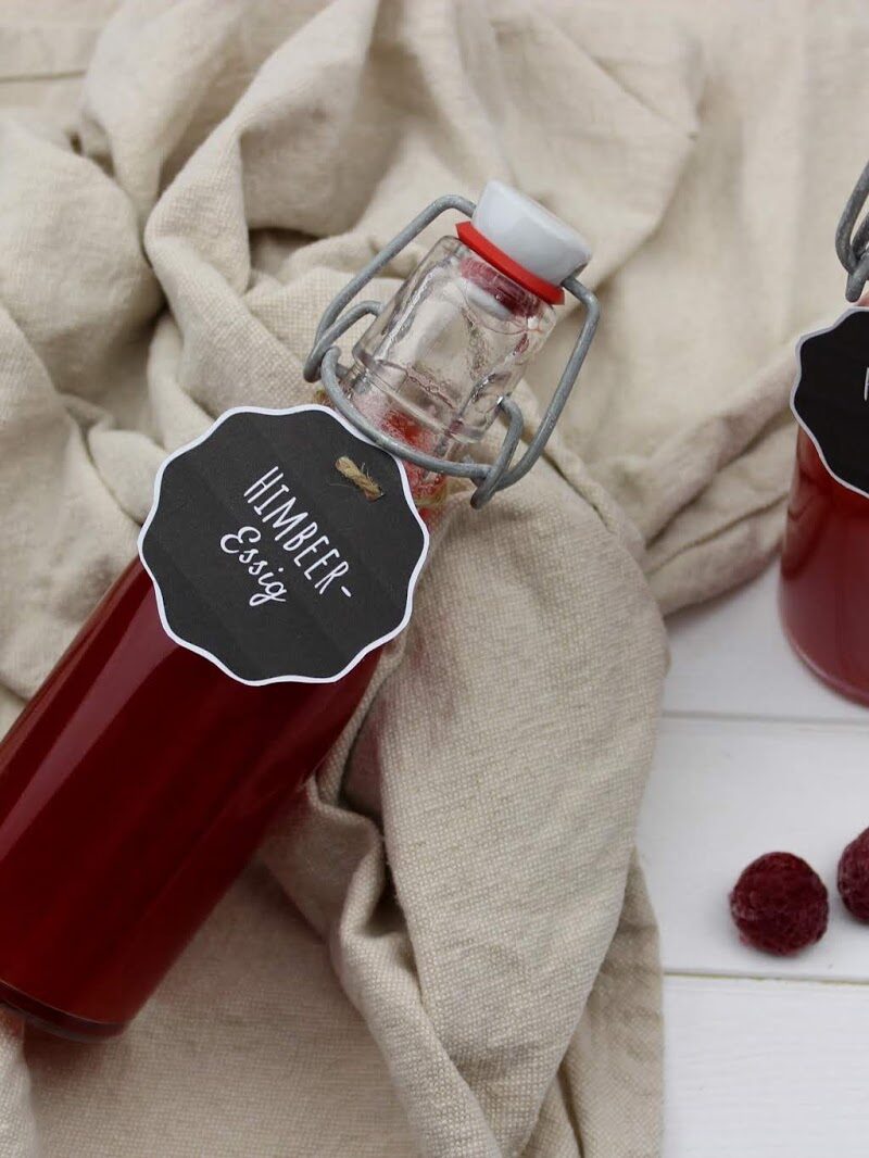 Himbeeren, Himbeeressig, Essig