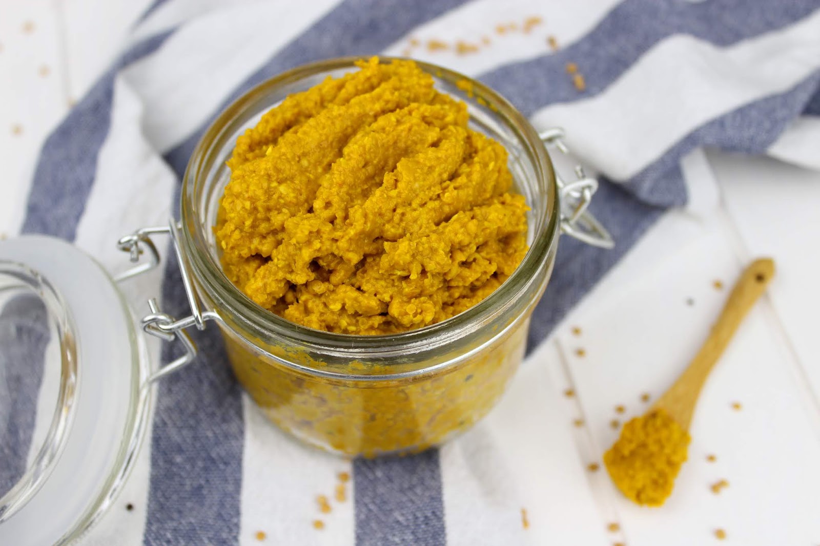 Rezept - grober Senf mit Honig selber machen - so einfach und geht es