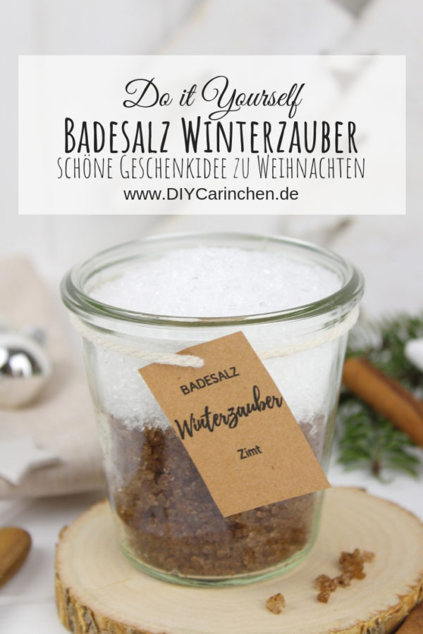 DIY Zimt Badesalz Einfach Selber Machen - Geschenkidee Zu Weihnachten