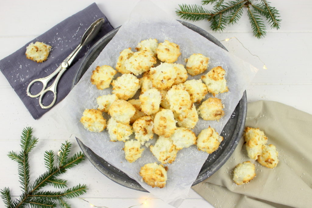 Rezept - schnelle, einfache und saftige Kokosmakronen backen ...