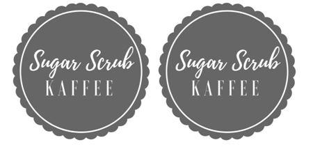 DIY Sugar Scrub mit Kaffee selber machen + Etikett