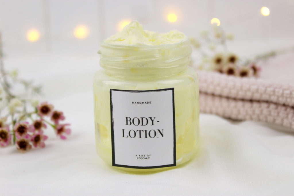 DIY - Bodylotion aus nur 3 Zutaten einfach und schnell selber machen