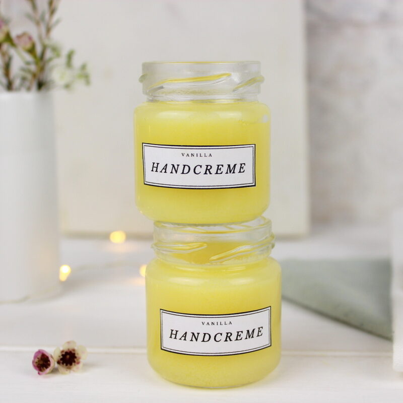 DIY Handcreme aus 3 Zutaten selber machen im Einmachglas