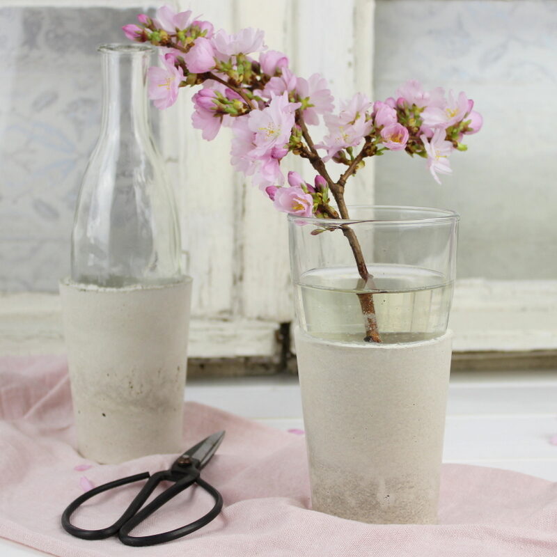 DIY Betonvase selber machen / gießen