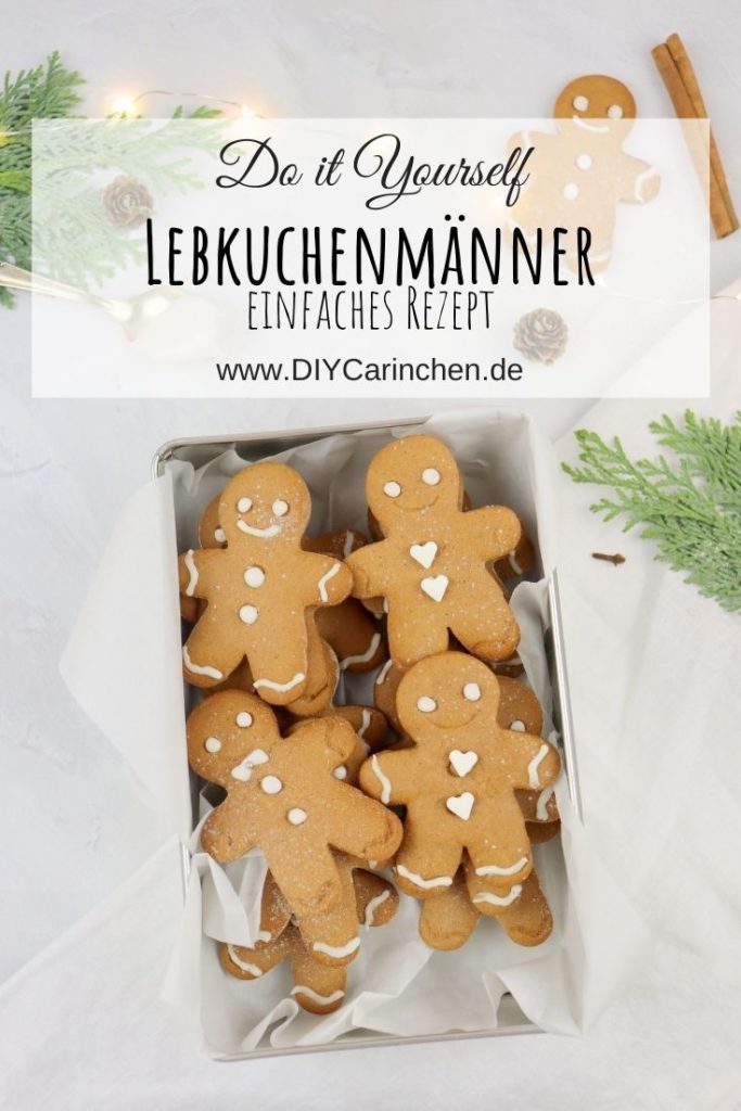Rezept einfache Weihnachtsplätzchen Lebkuchenmänner zum Ausstechen