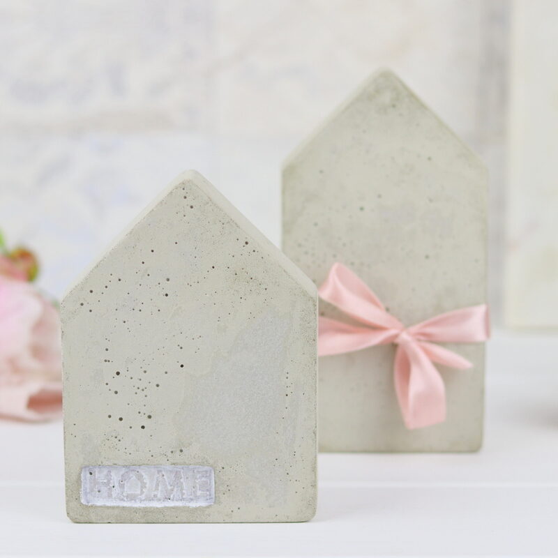 DIY selbstgemachte Häuser aus Beton mit Gießform