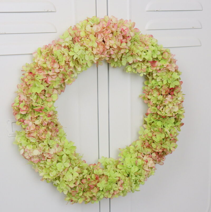 DIY Kranz aus Hortensien / Hortensienkranz einfach selber binden