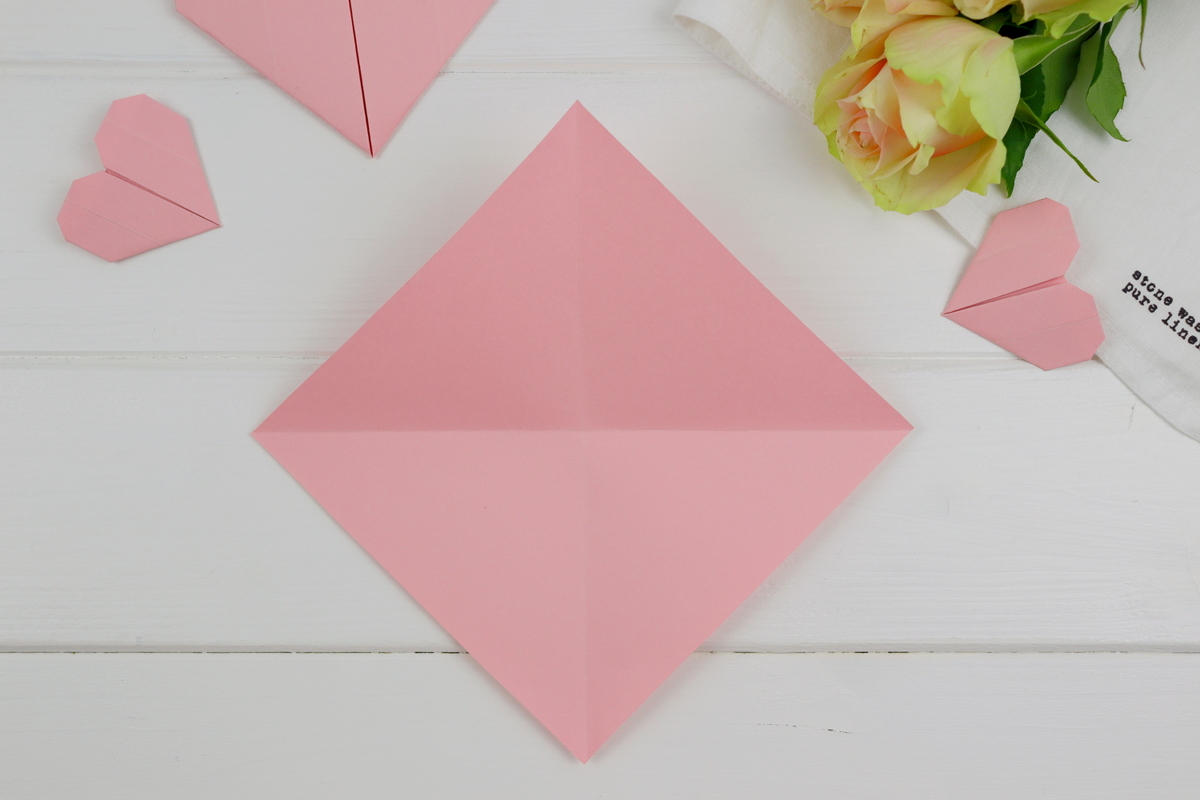 DIY - Origami Herz aus Papier einfach selber machen / falten