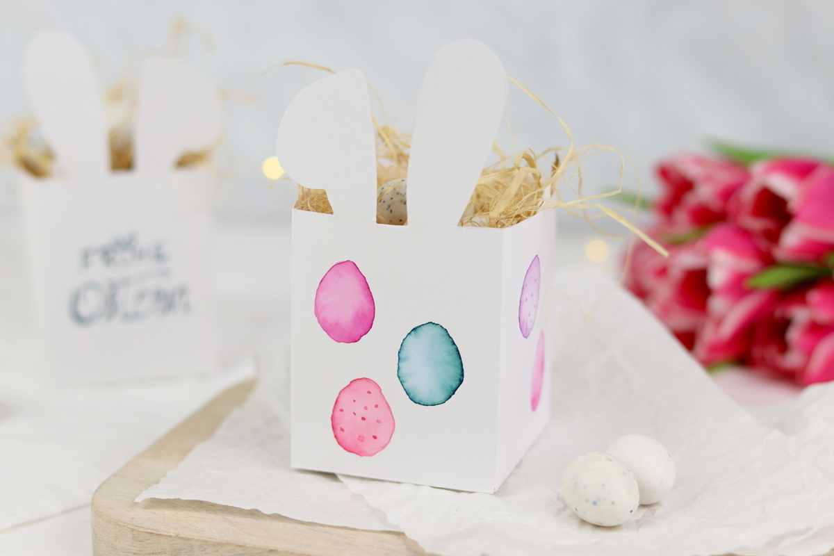selbstgemachte Geschenkverpackung zu Ostern + kostenloses Schnittmuster