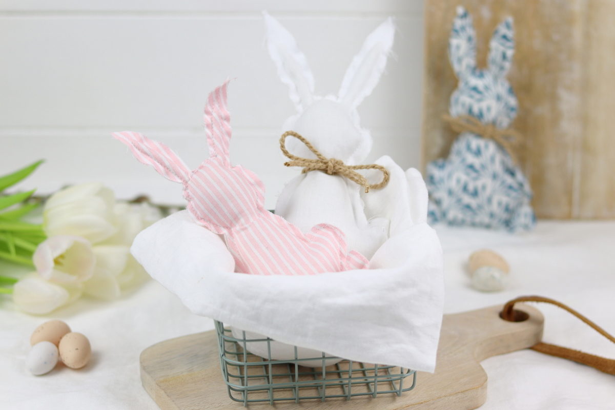 DIY - selbstgenähte Hasen zu Ostern