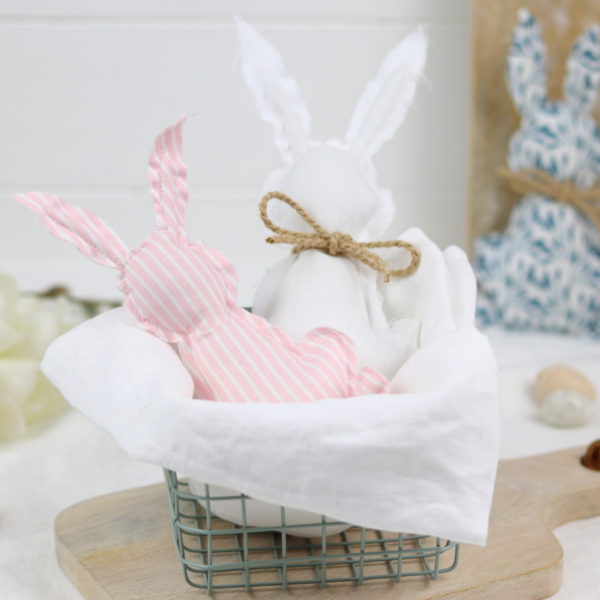 DIY - selbstgenähte Hasen zu Ostern