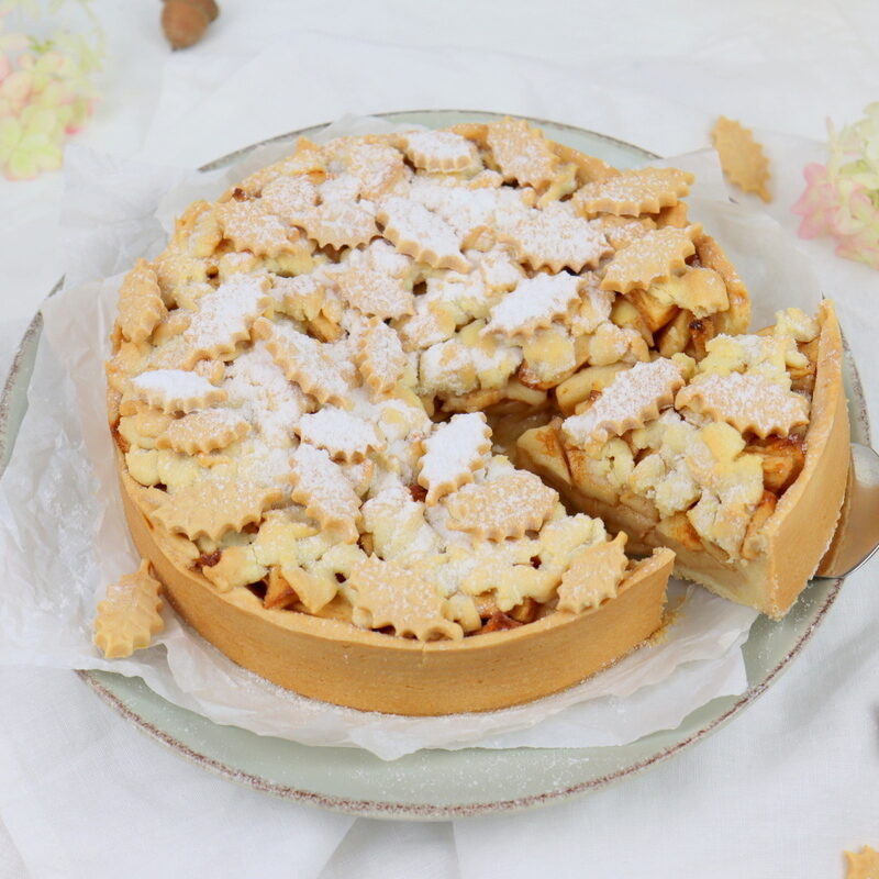 Rezept - saftiger, leckerer, herbstlicher Apfelkuchen mit Butterbröseln