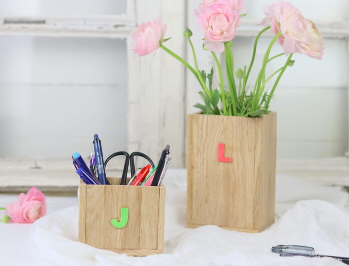 DIY Anleitung - Stiftehalter aus Klötzchen einfach selber machen