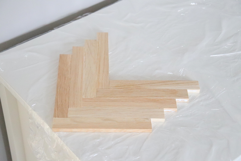 DIY - IKEA Koppang Kommoden Hack - Holzplatte aus Klötzchen selber machen