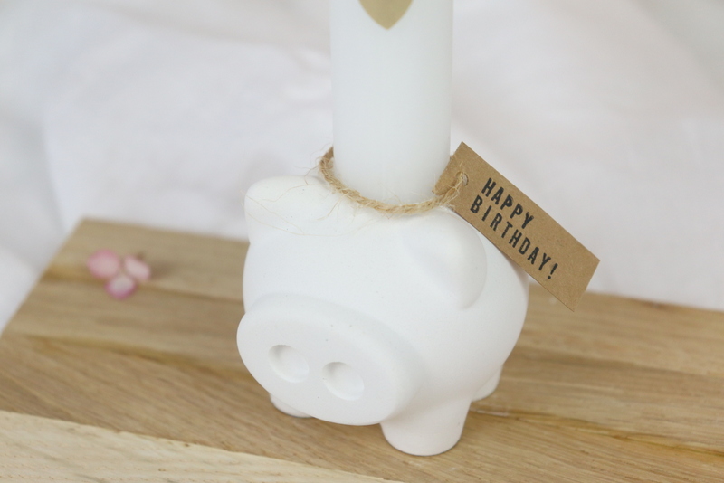 DIY Anleitung - Raysin Kerzenhalter Schwein einfach selber machen