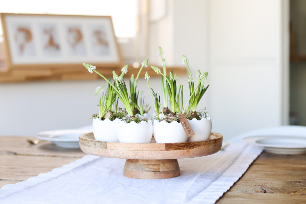 DIY Anleitung - Eierkranz aus Gießpulver ganz einfach selber machen