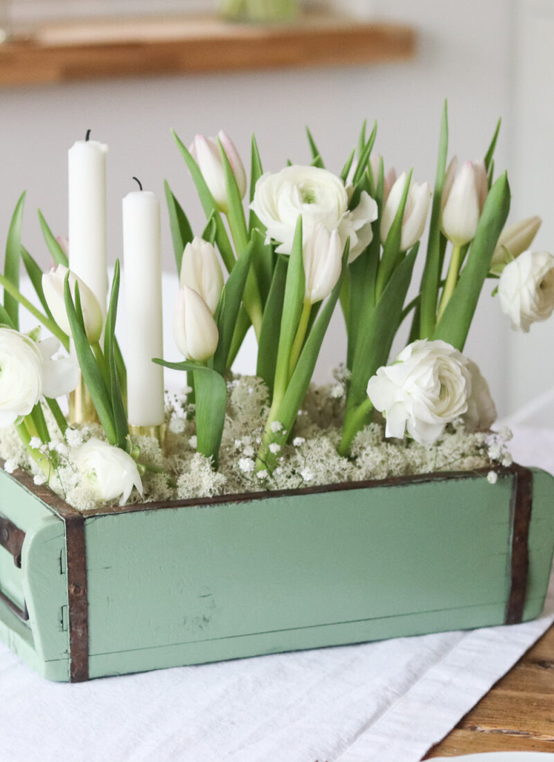 DIY Ziegelform dekorieren - so zauberst du den Frühling ins Haus
